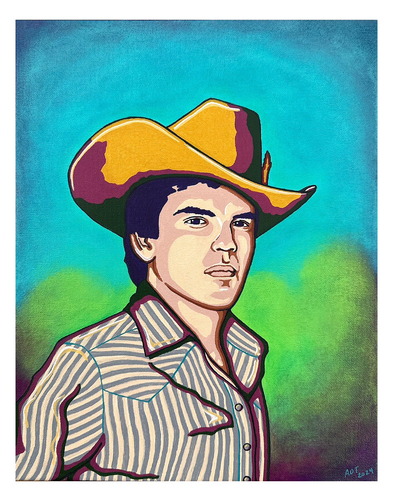 "El Rey del Corrido" Art Print 8"x 10"
