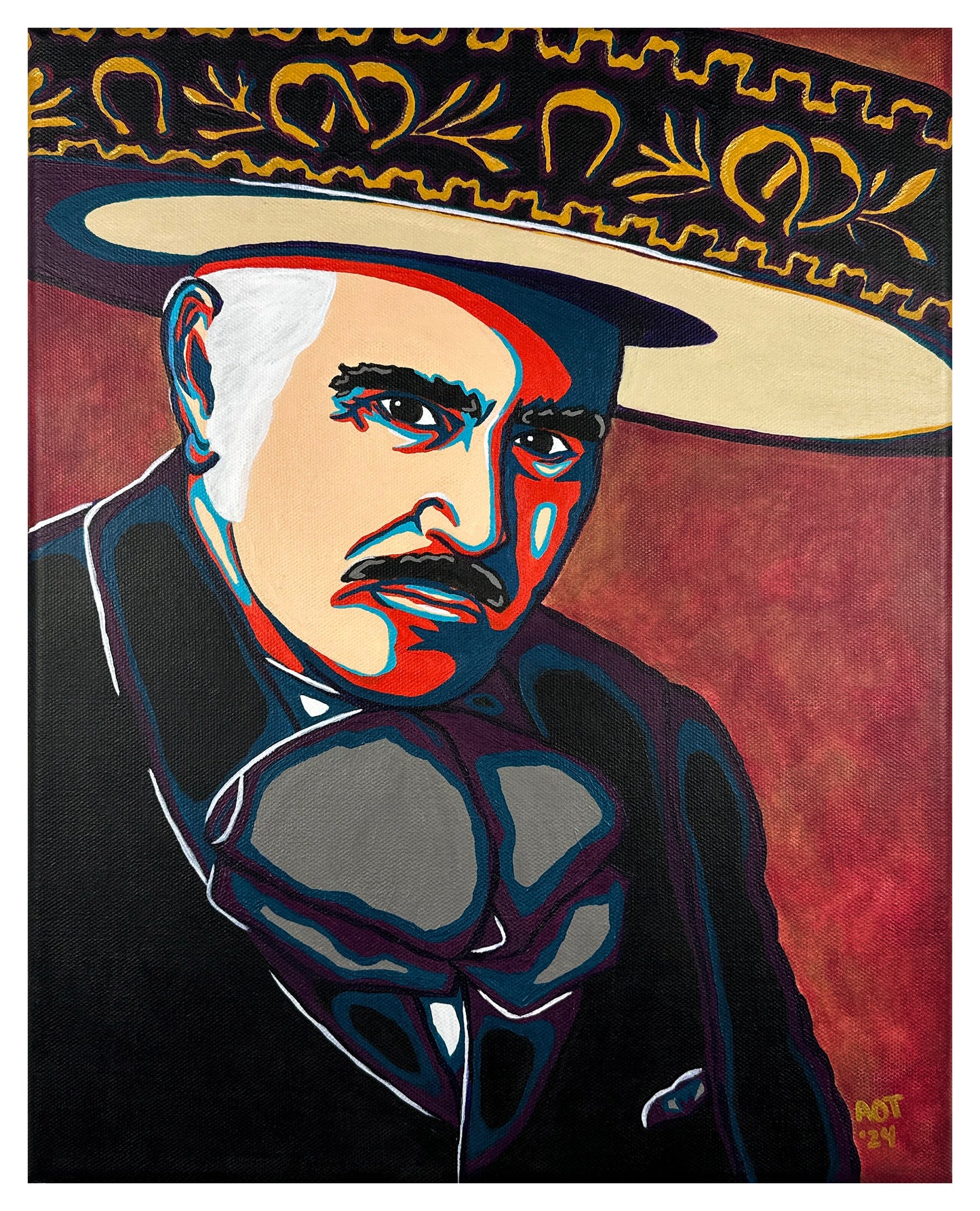 "El Rey" 12" x 16" Original Painting