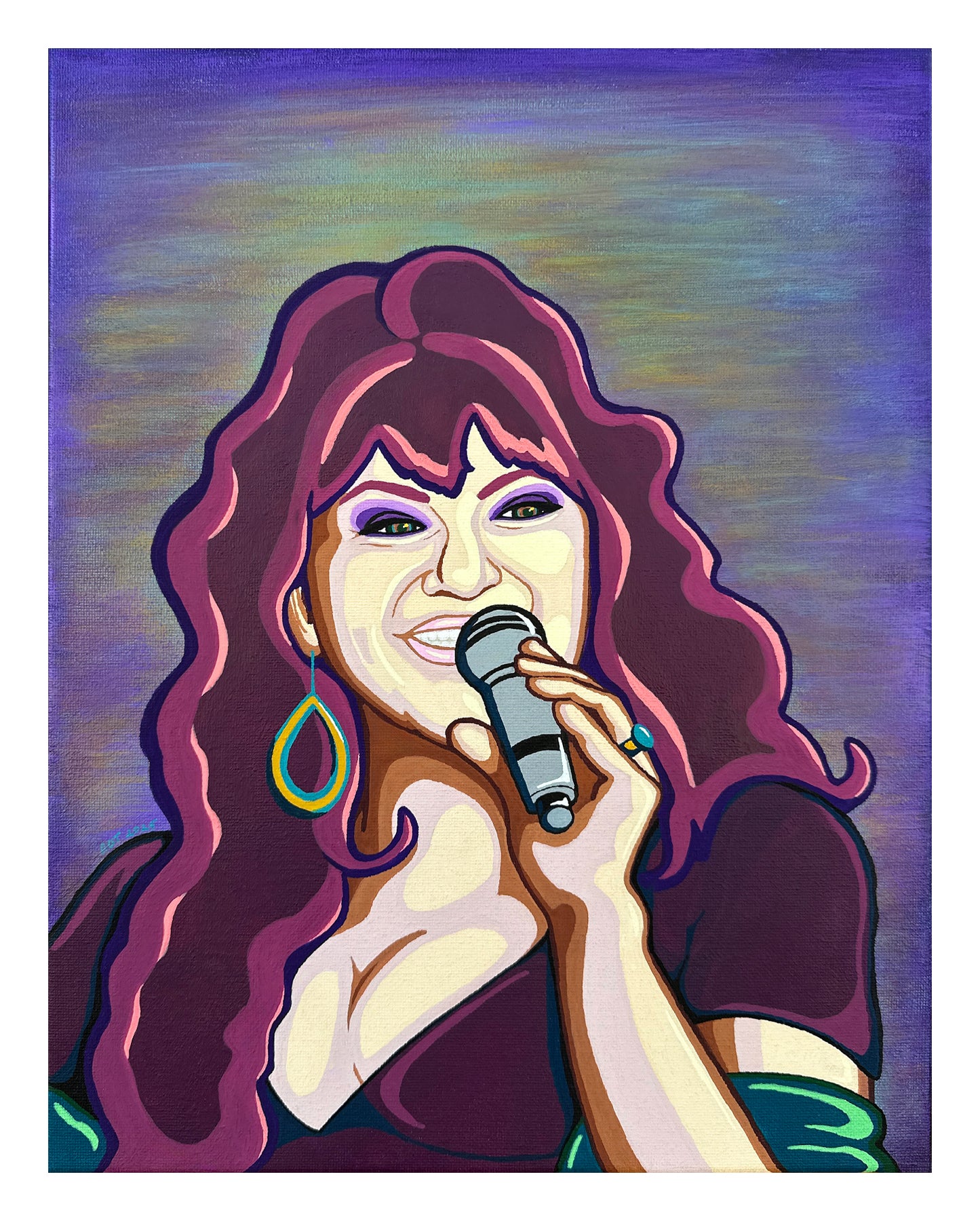 "La Diva del la Banda" Art Print