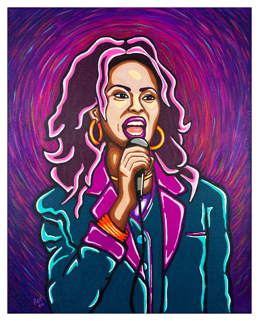 "La Reina Tejana" 11" x 14" Original Painting